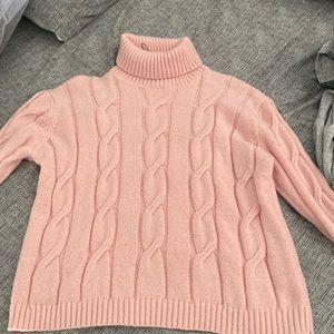 Last call - Super Soft cable knit pink sweater